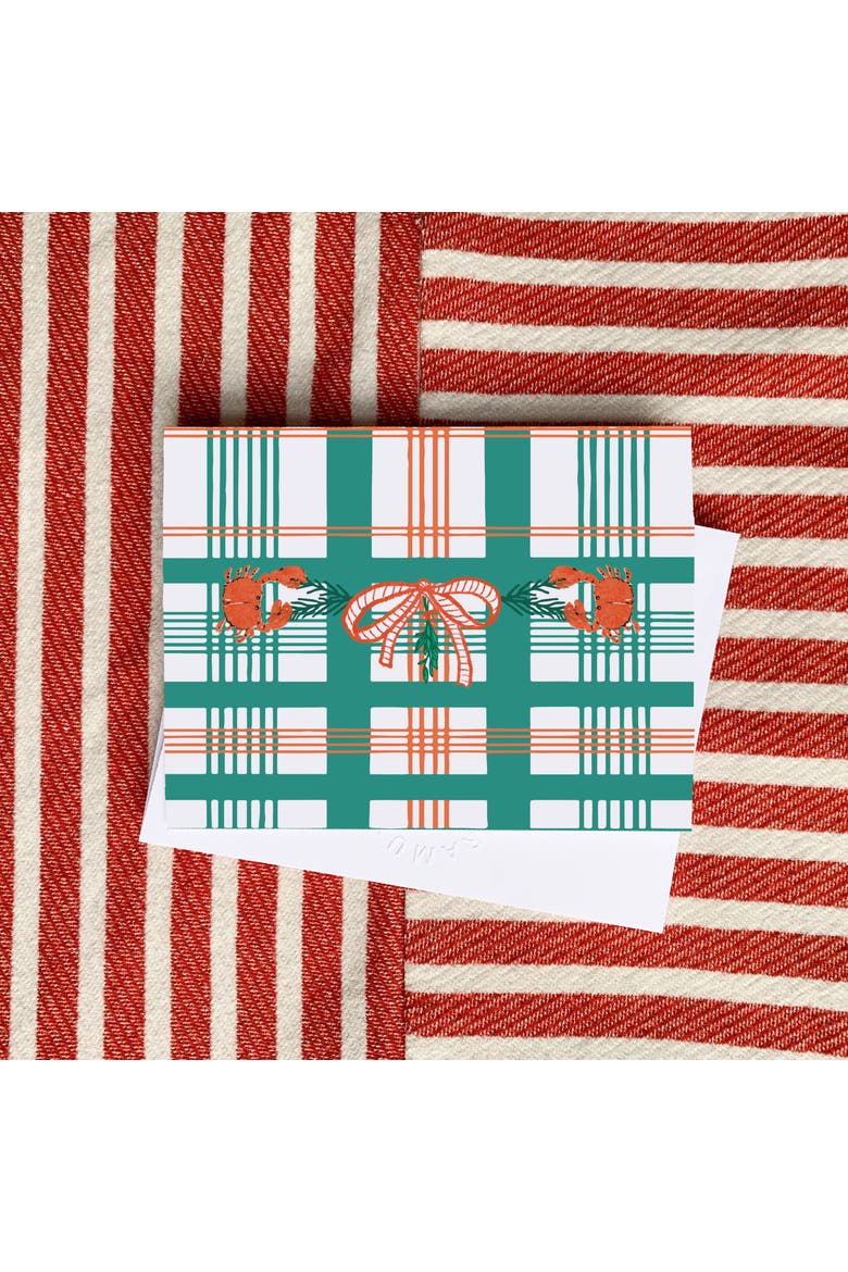 Crabs N' Plaids Set Greeting Card Pack Set, Alternate, color, Multi-Pack