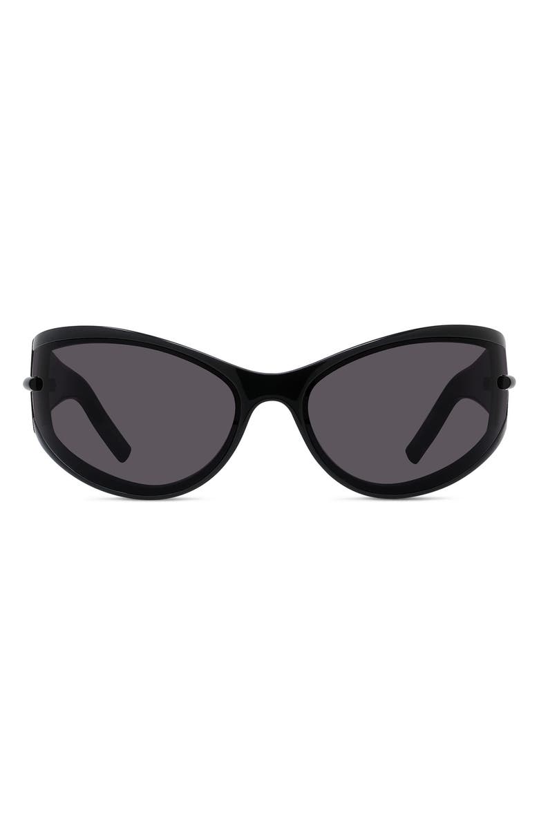 Givenchy 75mm Oversize Oval Sunglasses, Main, color, 