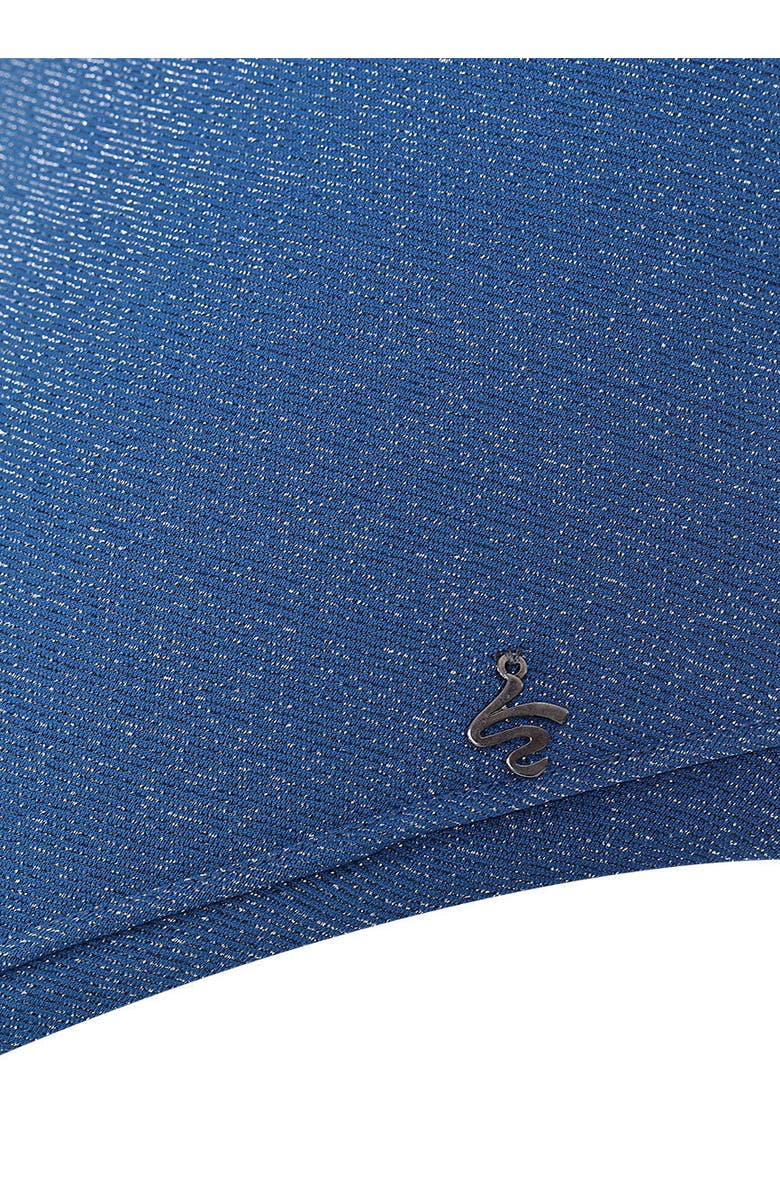 KIBYS Sacred Sun Nube Luxe Shimmer Sculpting One Piece, Alternate, color, Shimmery Blue