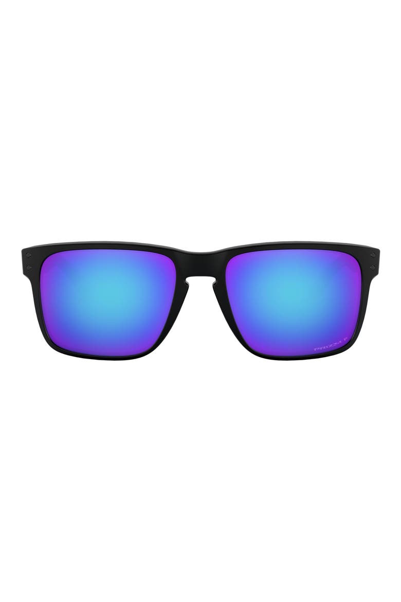 Holbrook™ XL 59mm Prizm™ Polarized Sunglasses, Main, color, MATTE BLACK/ PRIZM SAPPHIRE