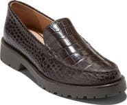 Cole Haan Thelle Croc Embossed Loafer