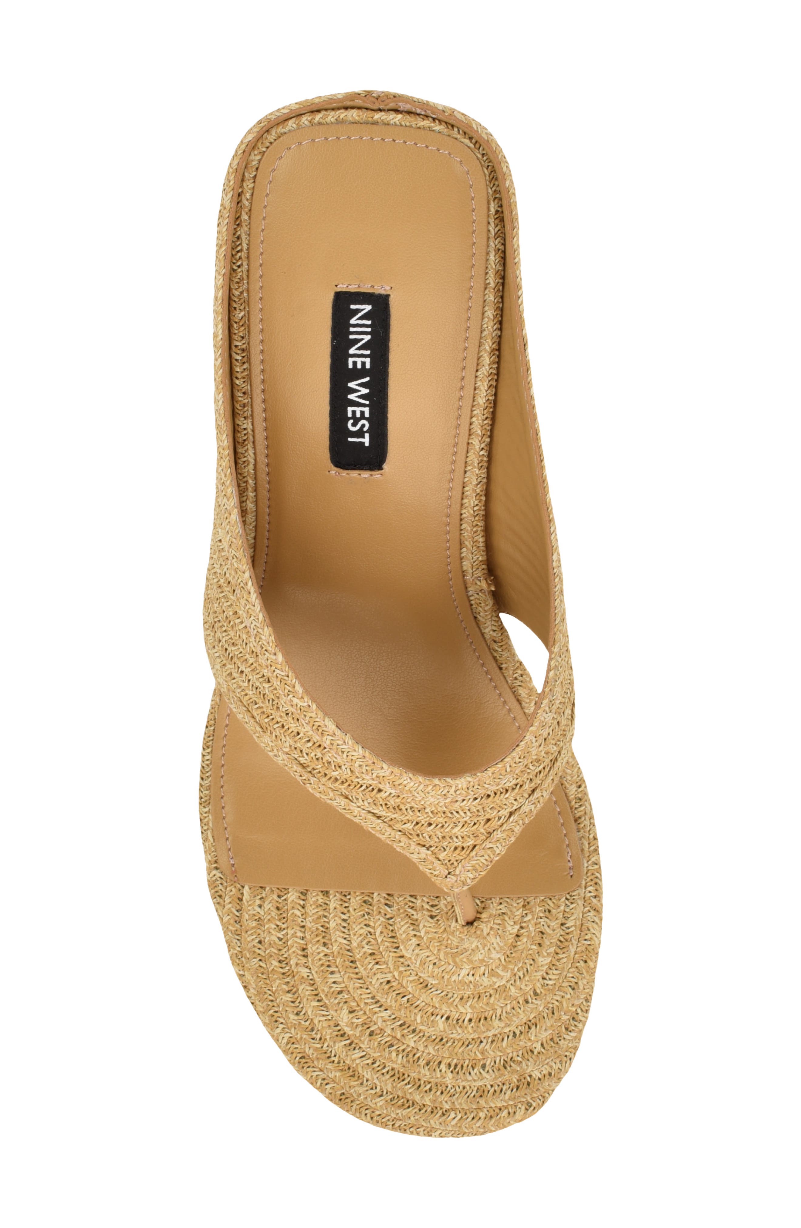 Jadde Wedge Flip Flop, Alternate, color, MEDIUM NATURAL