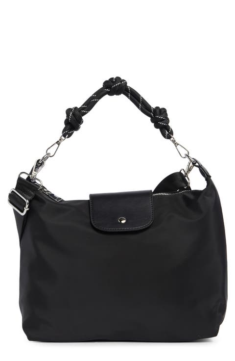 Nylon Flap Crossbody Bag