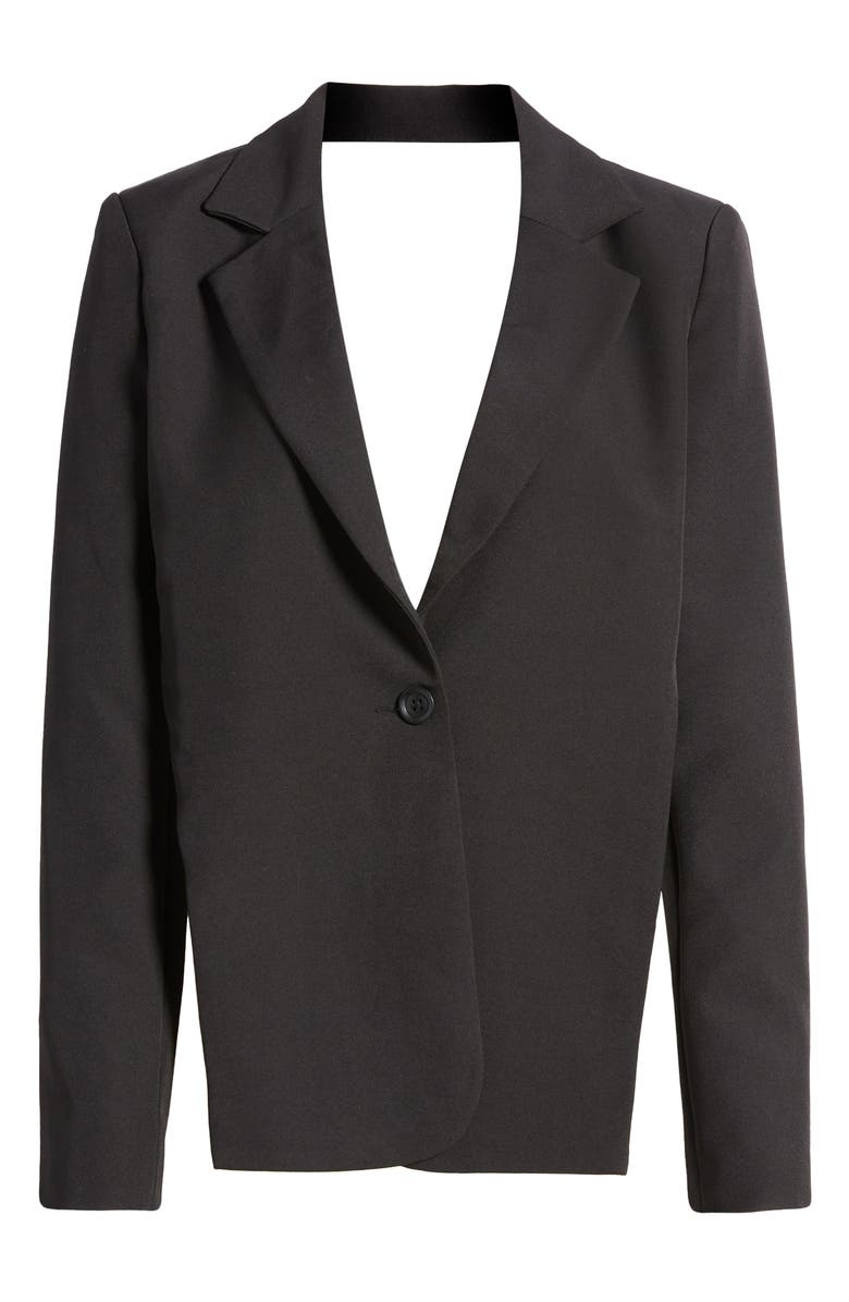 AZALEA WANG Open Back Blazer, Alternate, color, 