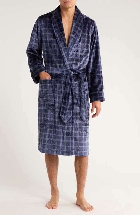Patterned Plush Robe