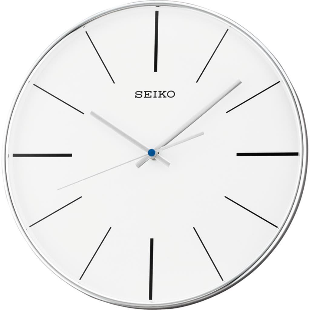 Seiko Lenox Wall Clock In White