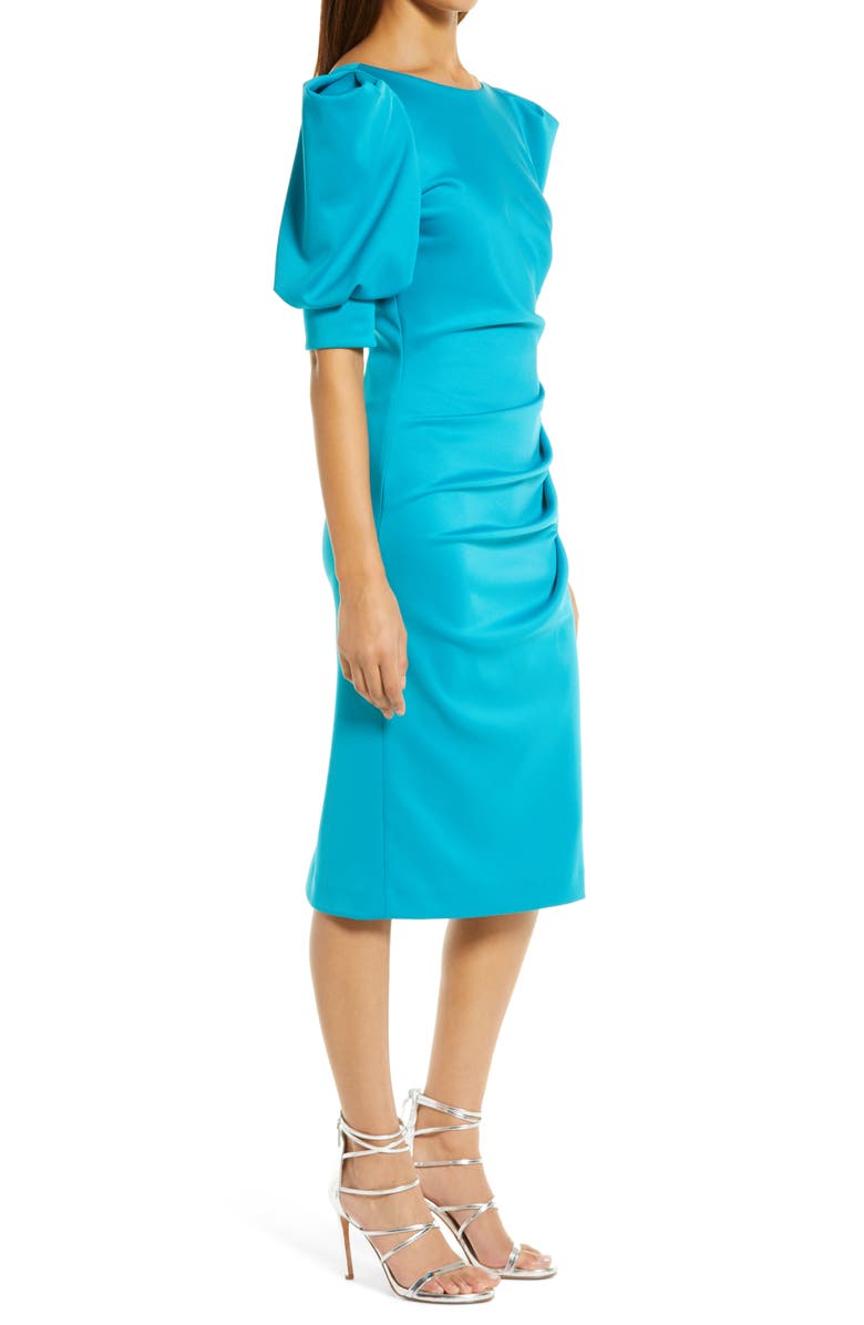 Black Halo Scuba Crepe Cocktail Dress, Alternate, color, 