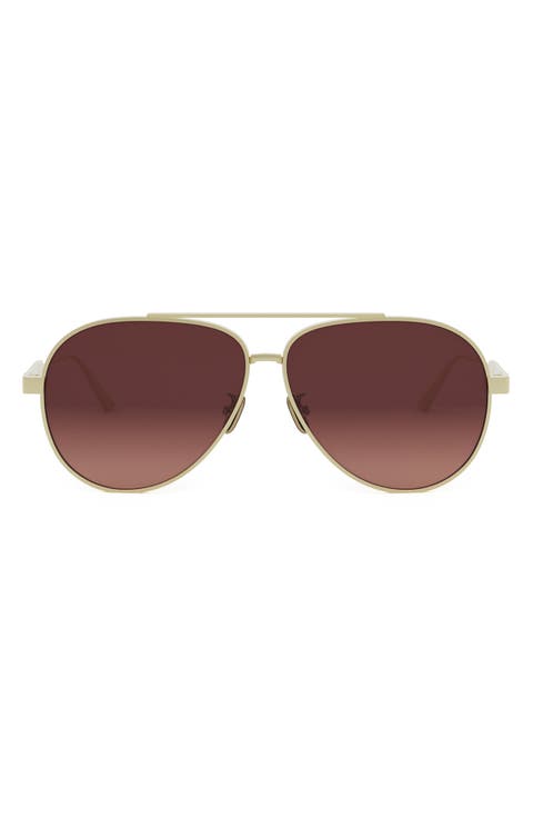 'DiorCannage A1U 61mm Pilot Sunglasses