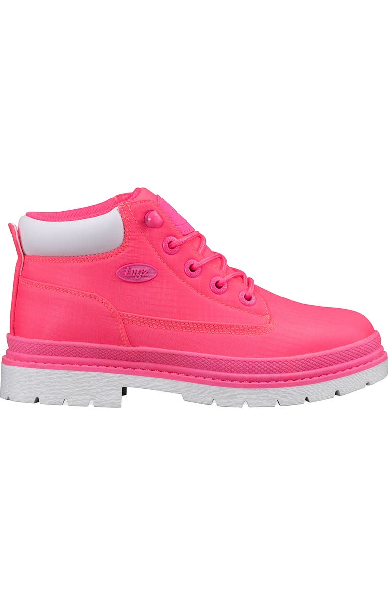 LUGZ <p>Drifter Ripstop Boot </p>, Alternate, color, Neon Pink/ White