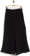 Halogen® Plissé Pleats Pull-On Wide Leg Pants