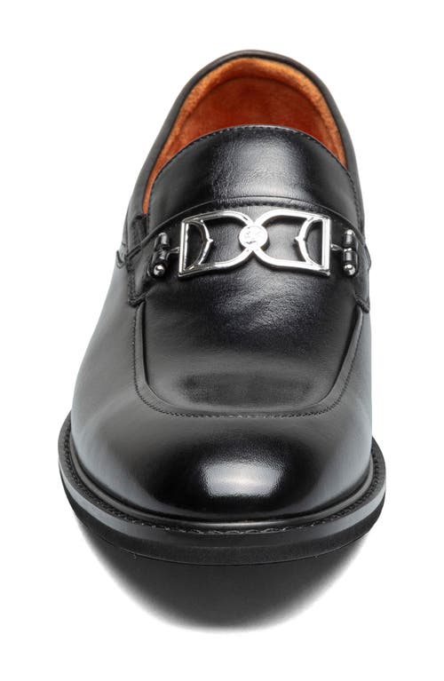 Stacy Adams Boyd Apron Toe Bit Loafer In Black