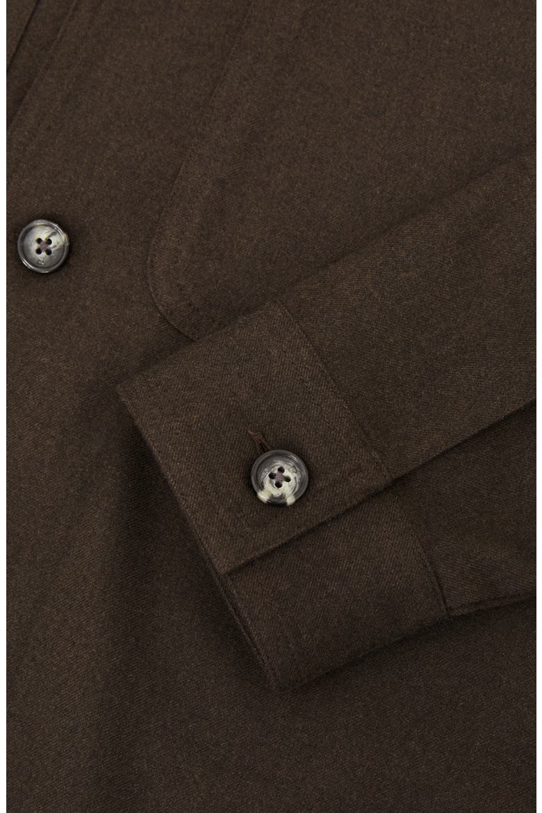Penge Overshirt, Alternate, color, CHOCOLATE BROWN