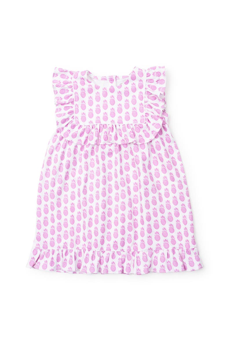 Lila and Hayes Piper Girls' Dress, Main, color, Palm Beach Pineapples