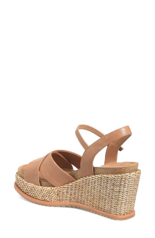 Söfft Diana Espadrille Platform Wedge Sandal In Sand