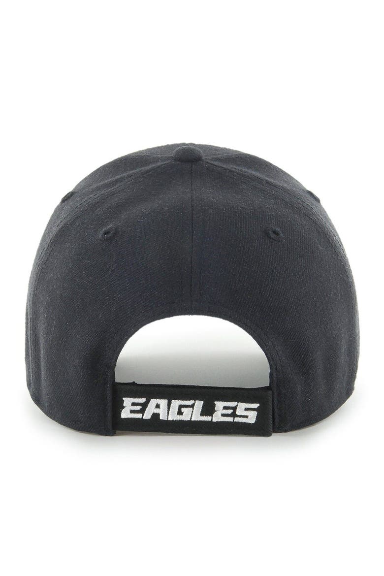 Men's '47 Black Philadelphia Eagles MVP Adjustable Hat, Alternate, color, Black