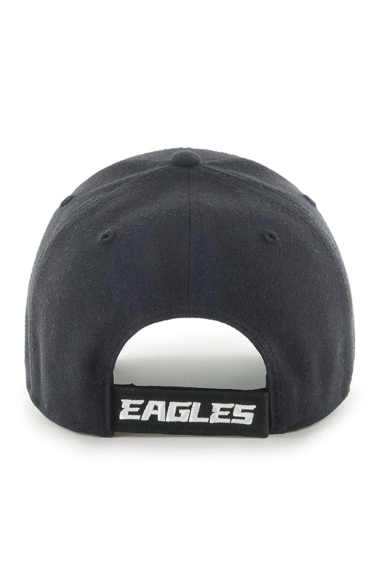 '47 Men's '47 Black Philadelphia Eagles MVP Adjustable Hat, Alternate, color, Black