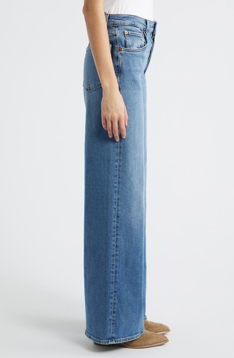 Re/Done High Waist Wide Leg Jeans, Alternate, color, Mid70sshadow