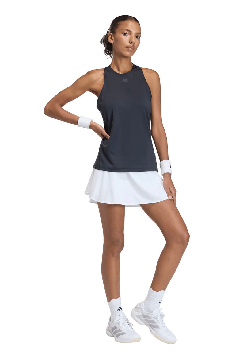 Club High Neck Racerback Tank, Alternate, color, BLACK