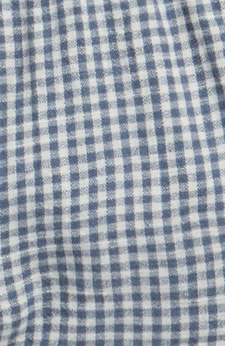 Rylee + Cru Perry Gingham Linen Blend Shorts, Alternate, color,