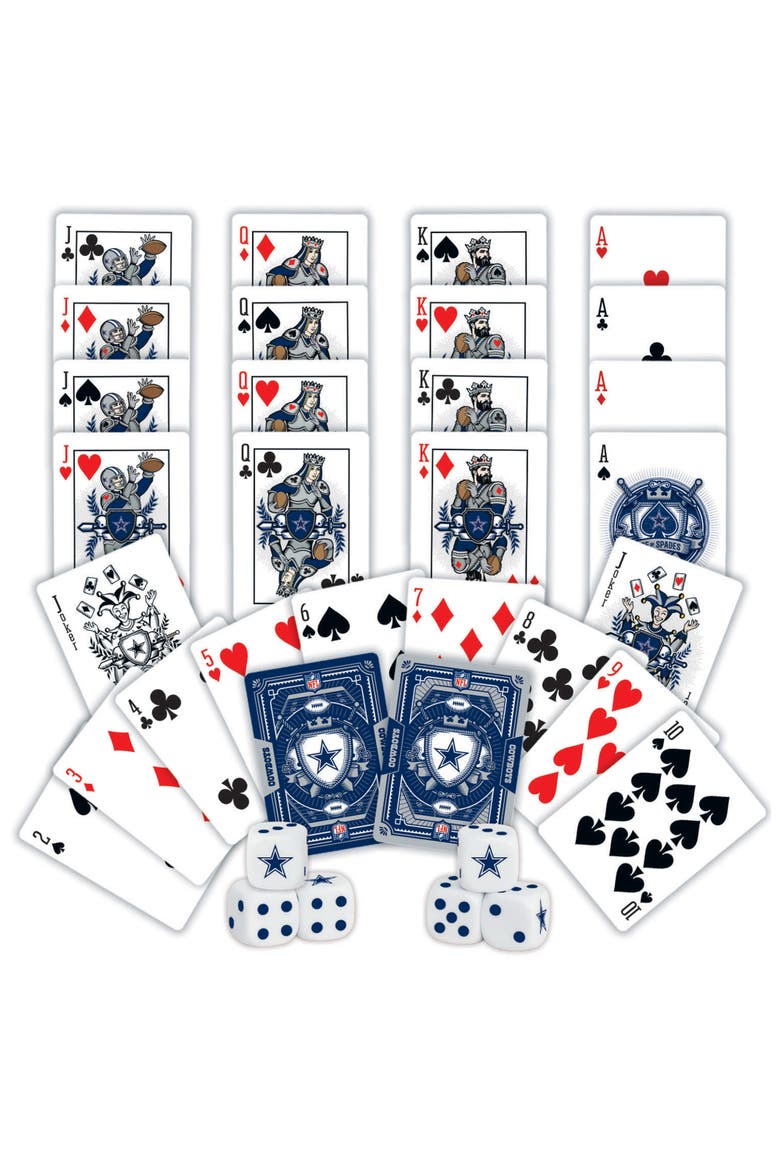 Dallas Cowboys Playing Cards & Dice, Alternate, color, Multicolor