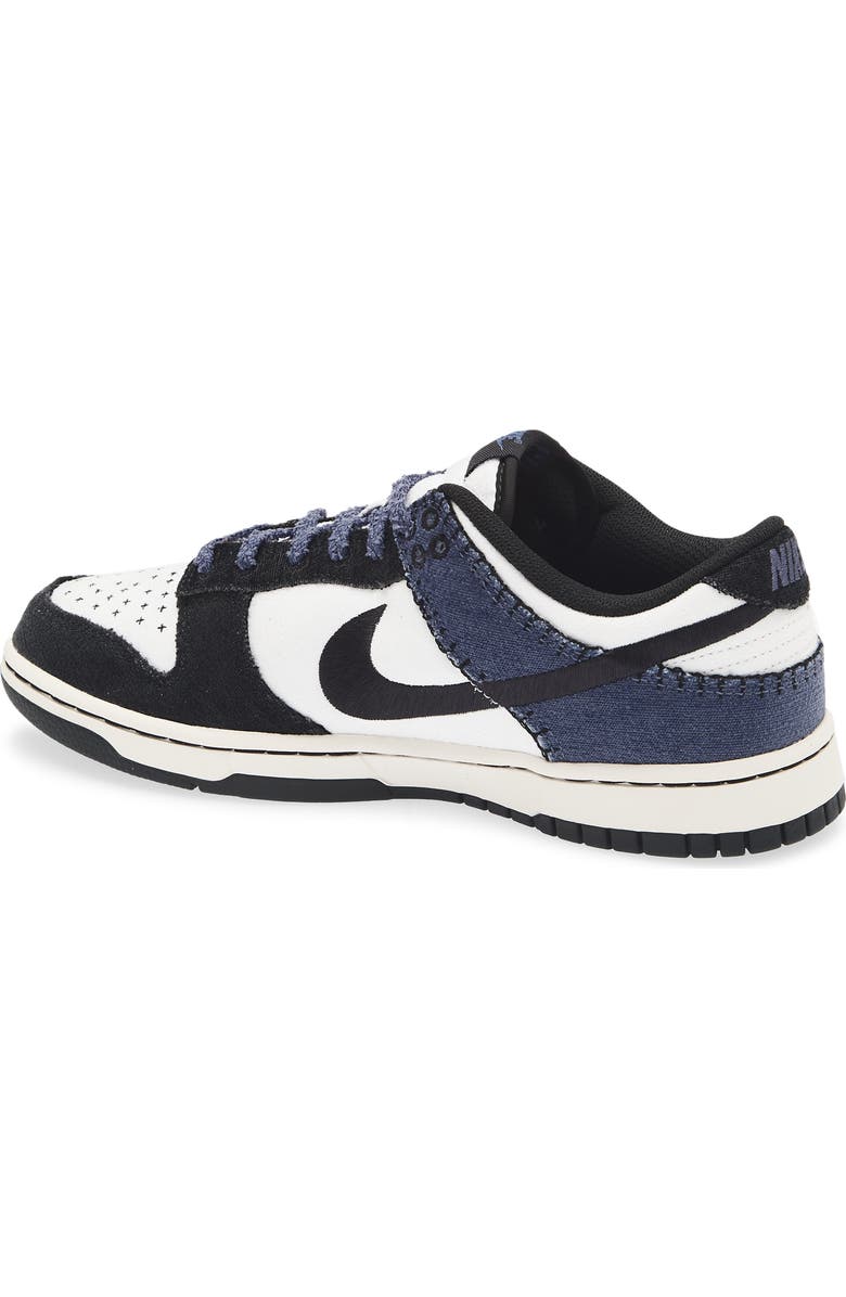Nike Dunk Low Basketball Sneaker, Alternate, color, White/ Off Noir