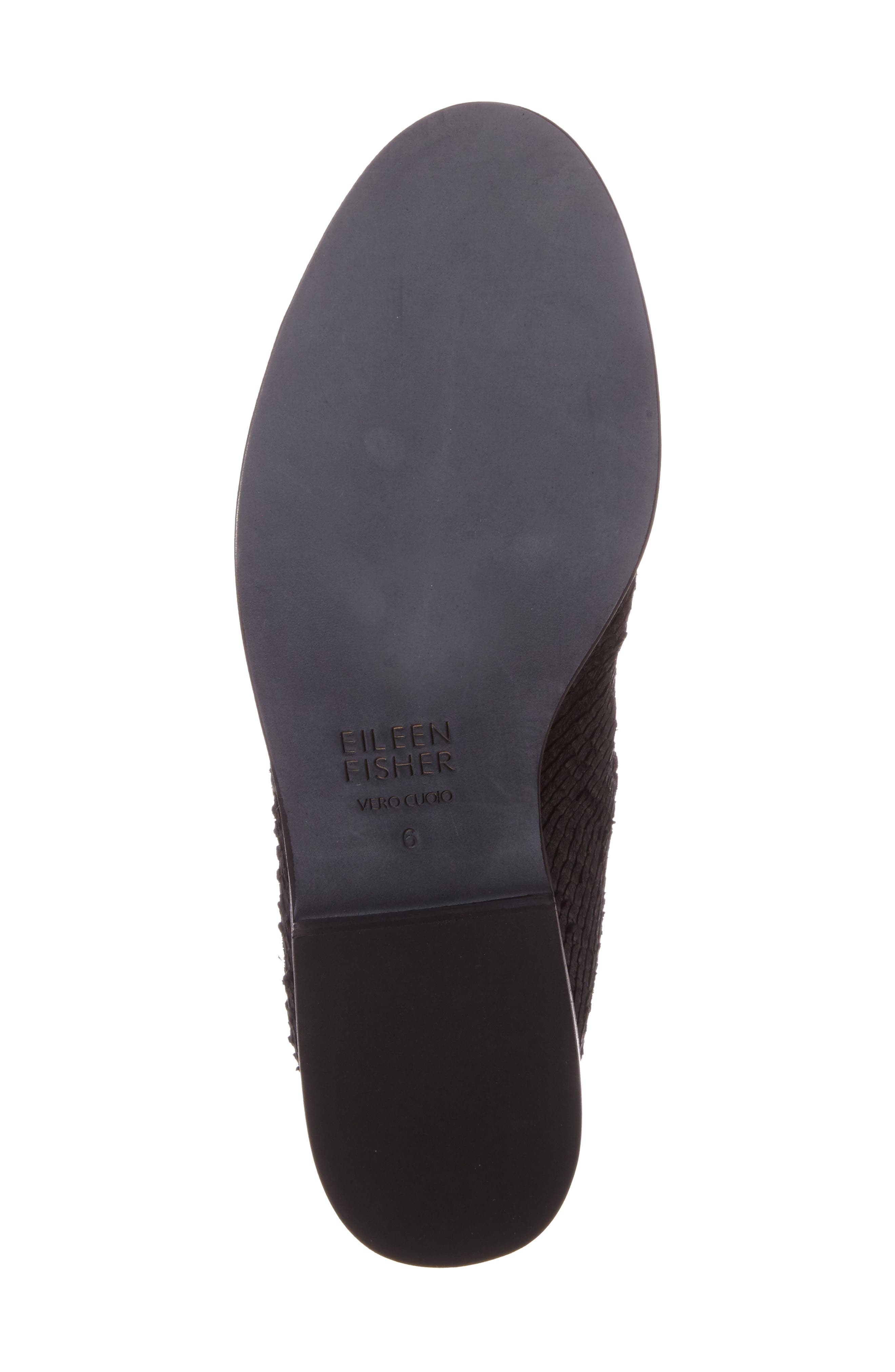 Eileen Fisher Tuck Siped Almond Toe Bootie, Alternate, color, 