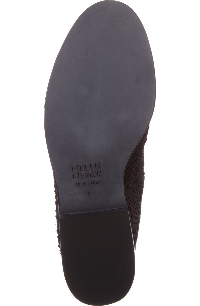 Eileen Fisher Tuck Siped Almond Toe Bootie, Alternate, color,