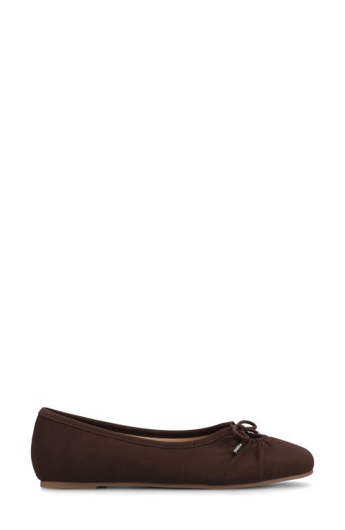 Journee Collection Callee Keyhole Square Toe Flat In Brown