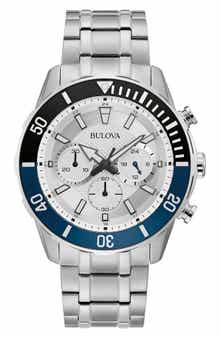 BULOVA Chronograph Bracelet Watch, 44mm