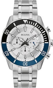 BULOVA Chronograph Bracelet Watch, 44mm