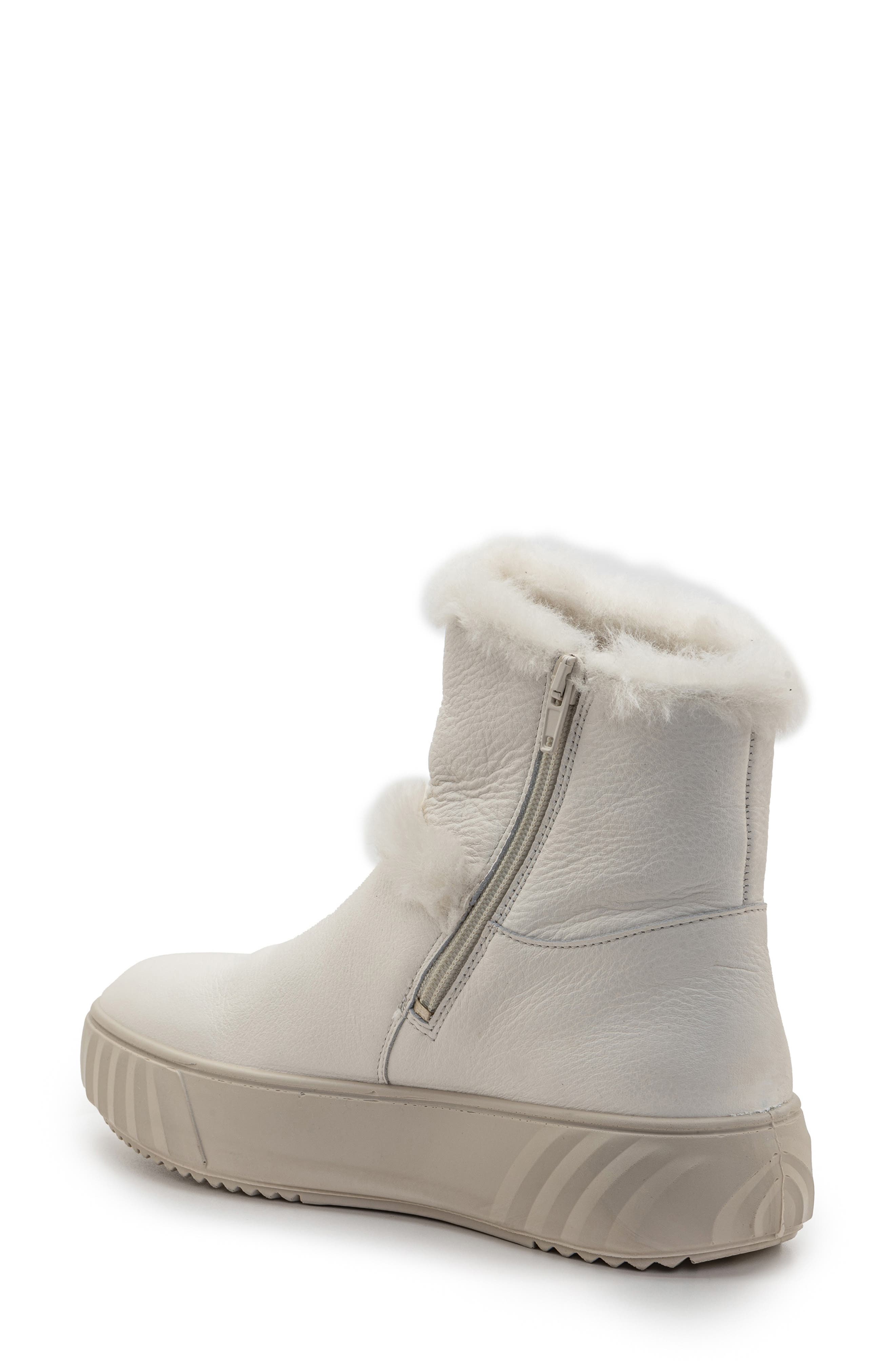 ara Marquette Genuine Shearling Trim Boot, Alternate, color, 