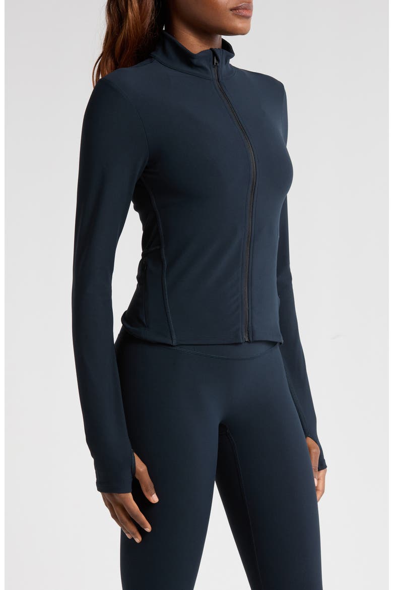 SPANXsmooth™ OnForm Full Zip Jacket, Alternate, color, VERY BLACK