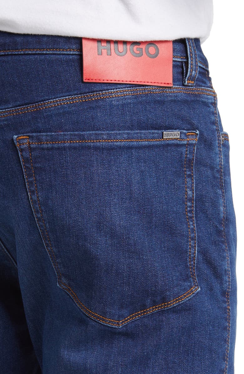 HUGO 708 Slim Fit Stretch Jeans, Alternate, color, 
