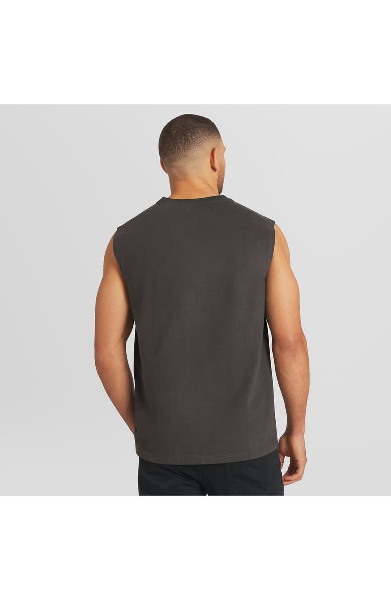 Darius Rucker Collection by Fanatics Men's Darius Rucker Collection by Fanatics Charcoal Los Angeles Dodgers Muscle Tank Top, Alternate, color, Charcoal