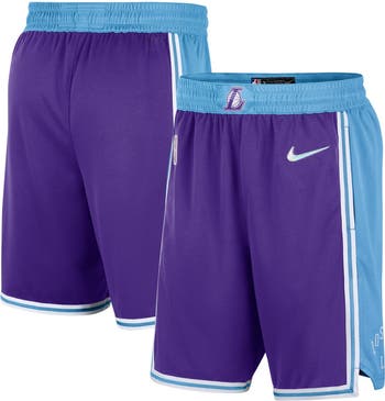 Nike Men s Nike Purple Blue Los Angeles Lakers 2021 22 City Edition Swingman Shorts Nordstrom