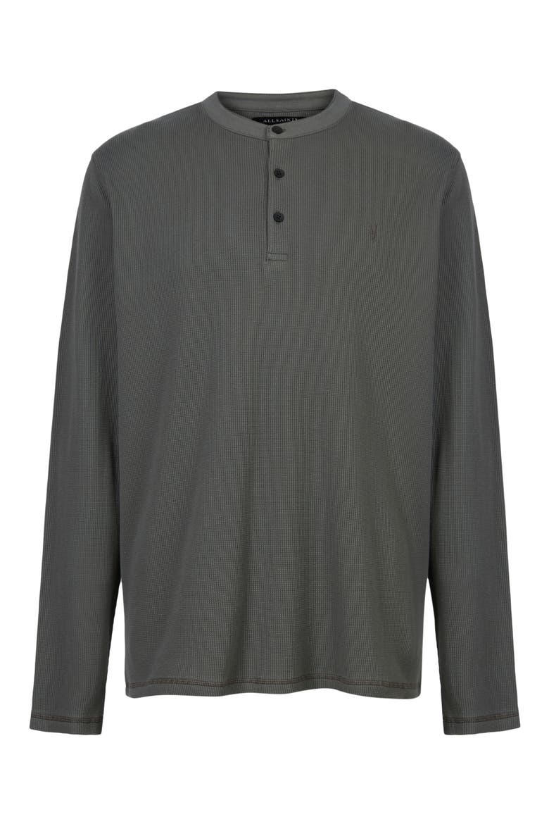 Hayes Stretch Organic Cotton Henley T-Shirt, Alternate, color, MOORE GREEN