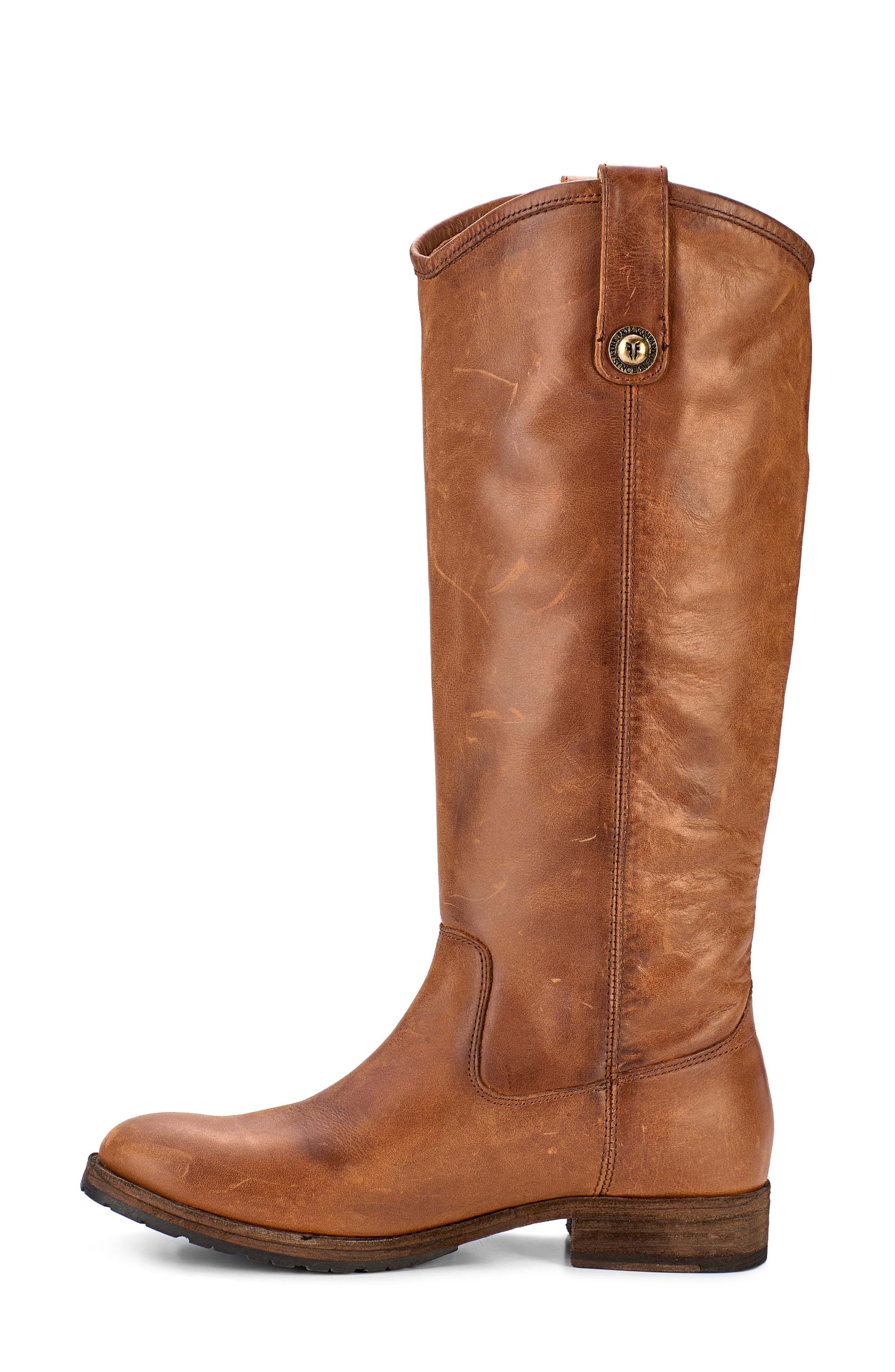 Frye Melissa Button Lug Riding Boot, Alternate, color, 
