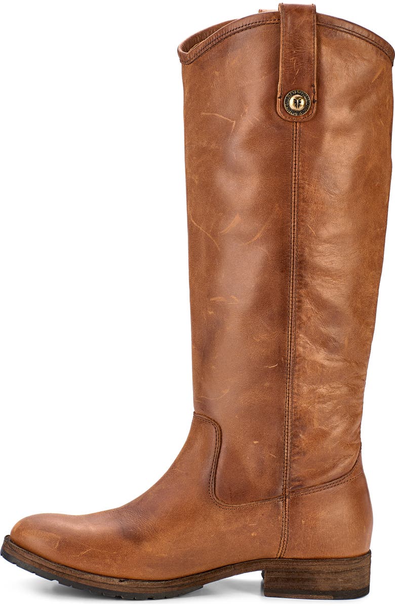 Frye Melissa Button Lug Riding Boot, Alternate, color,
