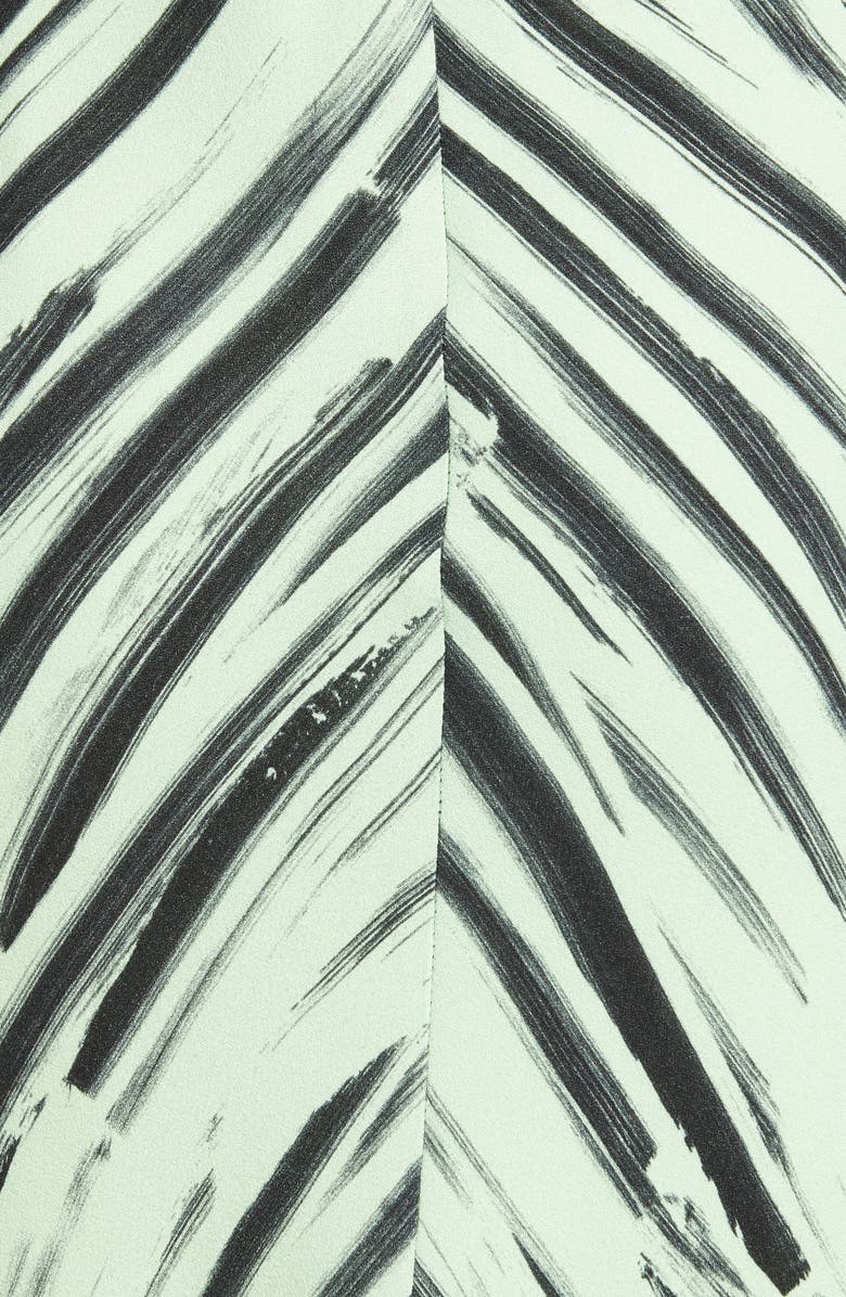 Proenza Schouler White Label Brushstroke Print Georgette Dress, Alternate, color, 