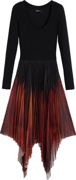 Desigual Long Sleeve Tulle Dress