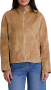Kenneth Cole New York Faux Suede Scuba Jacket