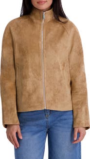 Kenneth Cole New York Faux Suede Scuba Jacket