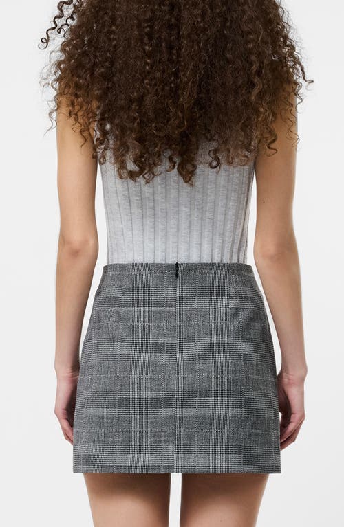French Connection Rib Turtleneck Sleeveless Sweater In Gray