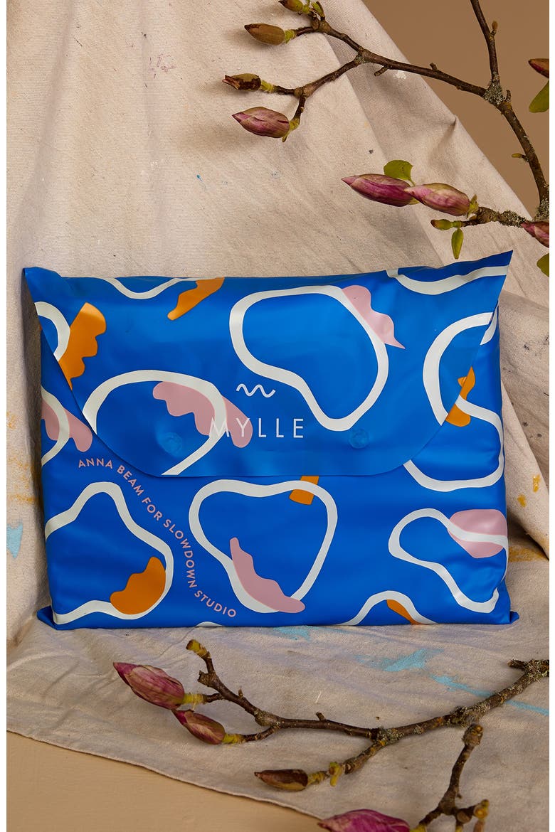 Slowdown Studio Artist Collaboration Inflatable Pool, Alternate, color, BLUE