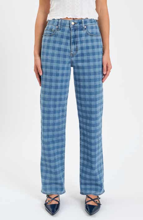 DAZE 1999 Ripped High Waist Straight Leg Jeans