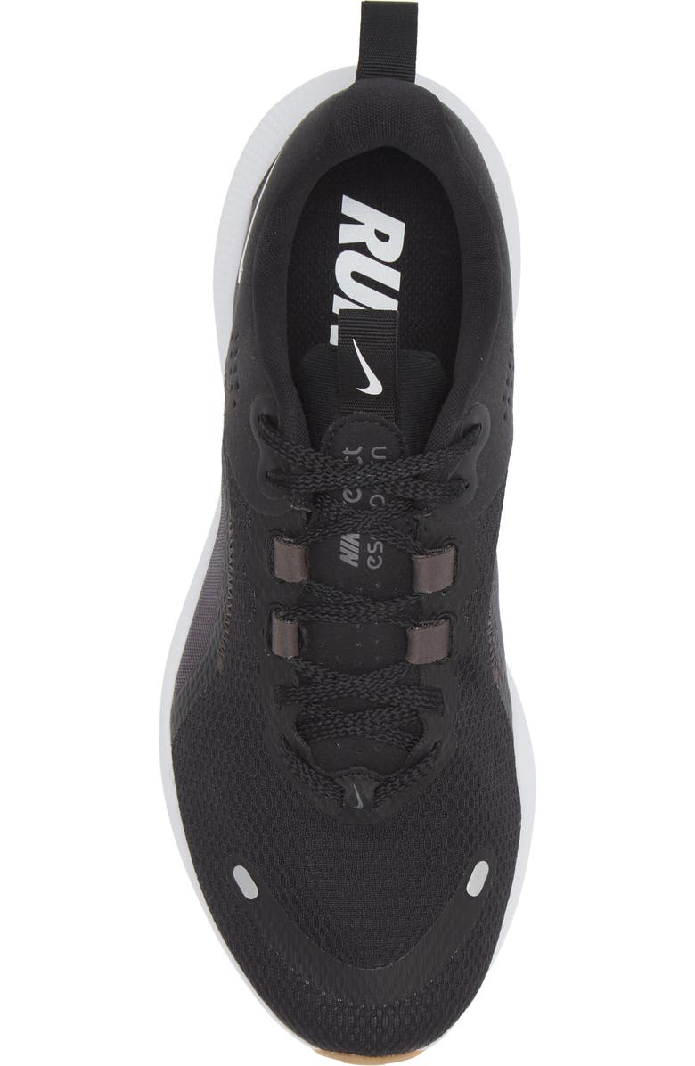 Nike React Escape Run 2 Running Shoe, Alternate, color, Black/ White/ Smoke Grey