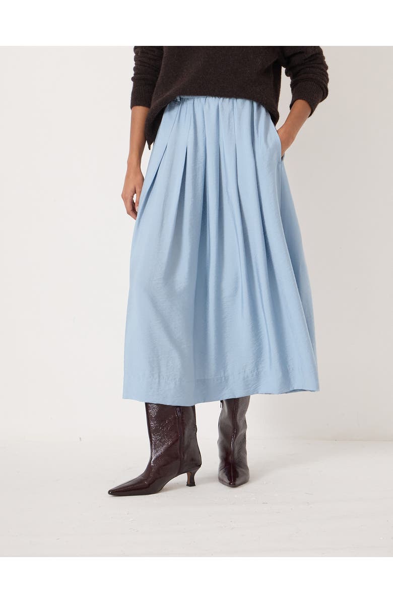 Hush Ivy Pleated Air Flow Midi Skirt, Main, color, Pale Blue