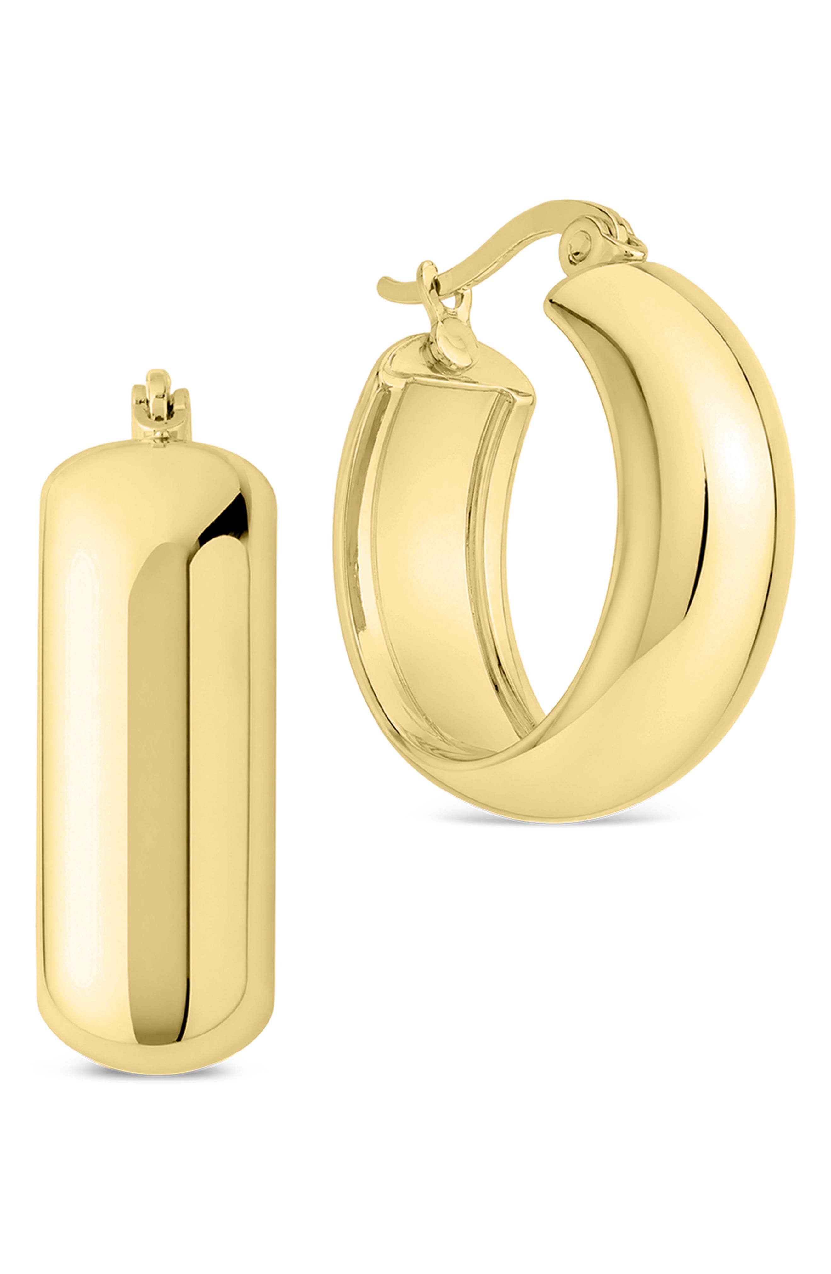 Classic Polished Hoop Earrings