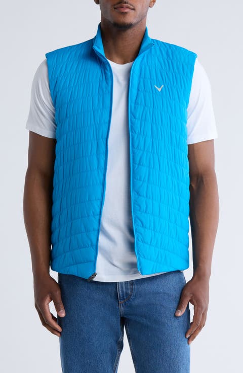 Chevron Quilted Puffer Vest