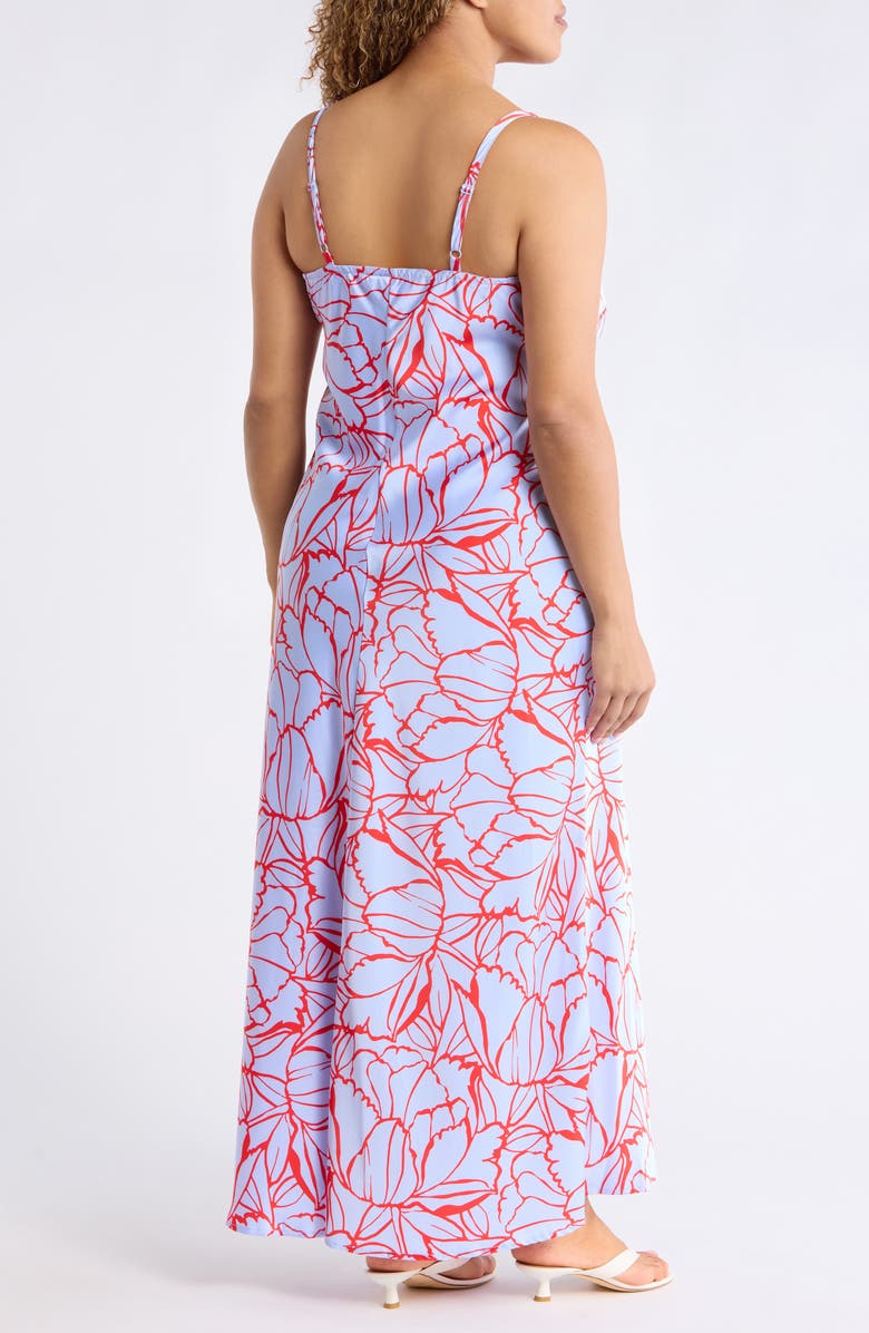 SUGARLIPS Cerys Floral Print Sleeveless Maxi Dress, Alternate, color, Lavender-Mul